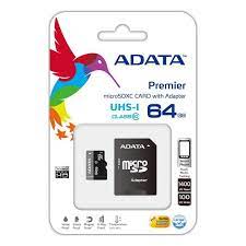 64GB Carte mémoire